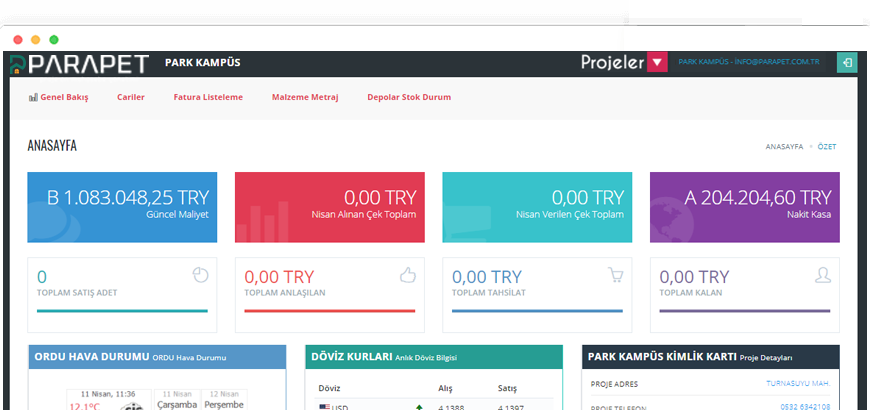 Parapet ile inşaat projelerinizin takibini kolaylaştırın